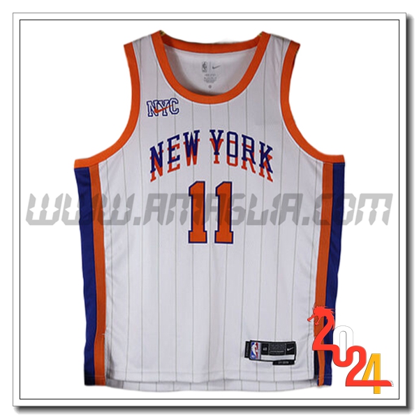 Maglia New York Knicks (HARDEN #1) 2024/25 Bianco/Arancia