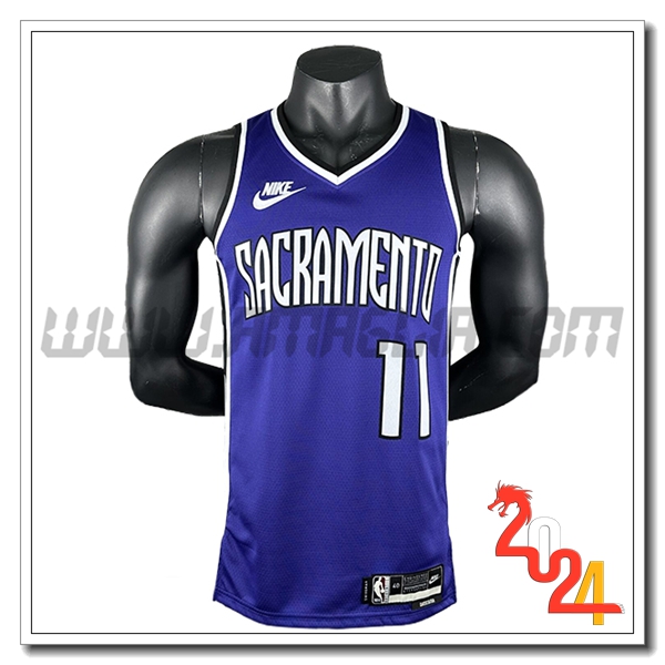 Maglia Sacramento Kings (SABONIS #11) 2024/25 viola/Bianco