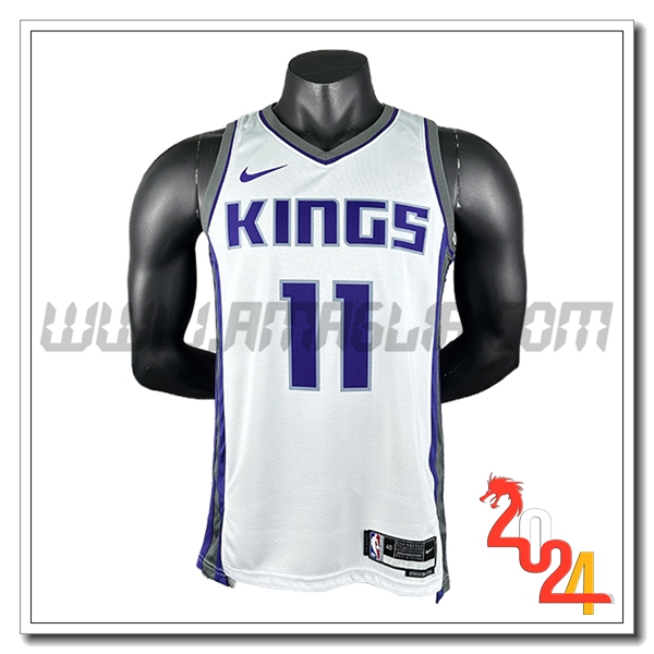 Maglia Sacramento Kings (SABONIS #11) 2024/25 Bianco/viola/Grigio