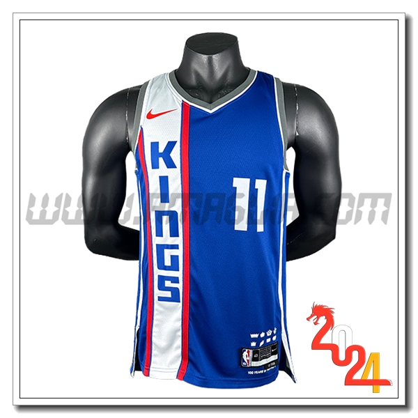 Maglia Sacramento Kings (SABONIS #11) 2024/25 Blu/Bianco