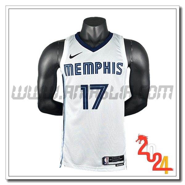 Maglia Memphis Grizzlies (KAWAMURA #17) 2024/25 Bianco/Blu