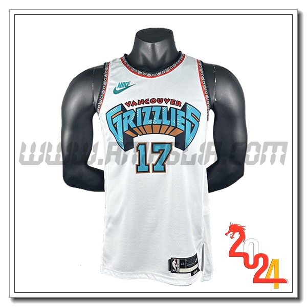 Maglia Memphis Grizzlies (KAWAMURA #17) 2024/25 Bianco/Verde