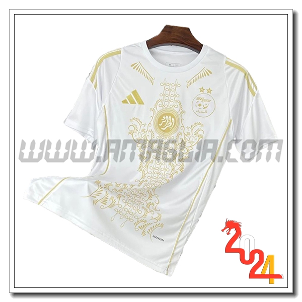 Maglia Squadra Algeria Edizione speciale 2024 2025 Bianco