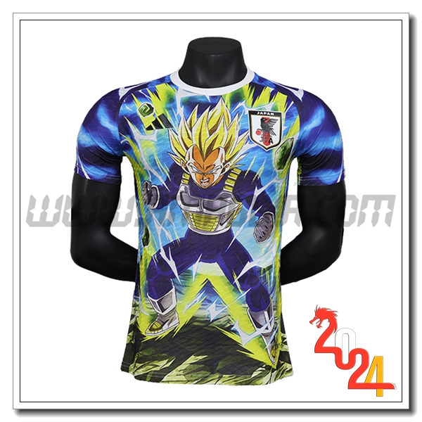 Maglia Squadra Giappone Edizione speciale Dragon Ball 2024 2025 GIALLO
