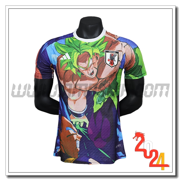 Maglia Squadra Giappone Edizione speciale Dragon Ball 2024 2025 Verde