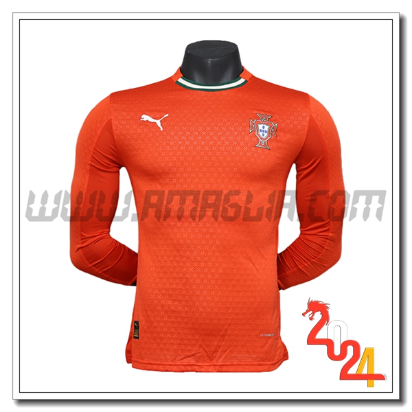 Prima Maglia Squadra Portogallo Maniche lunghe 2025 2026