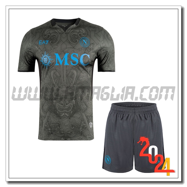 Kit Maglia SSC Napoli Terzo + Pantaloncini 2024 2025