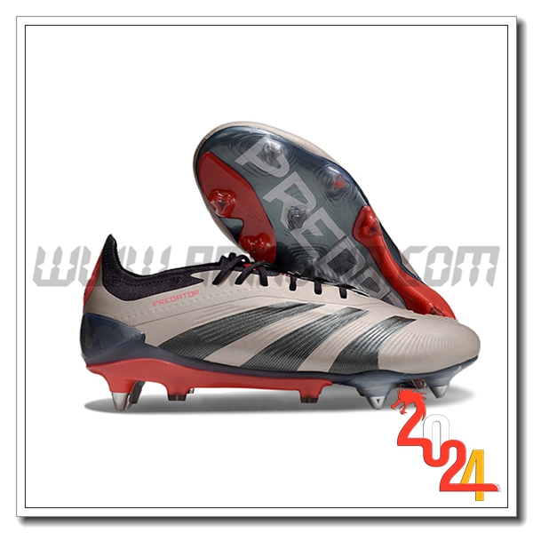 Adidas Scarpe Da Calcio Predator Elite FG Grigio/Arancia -02