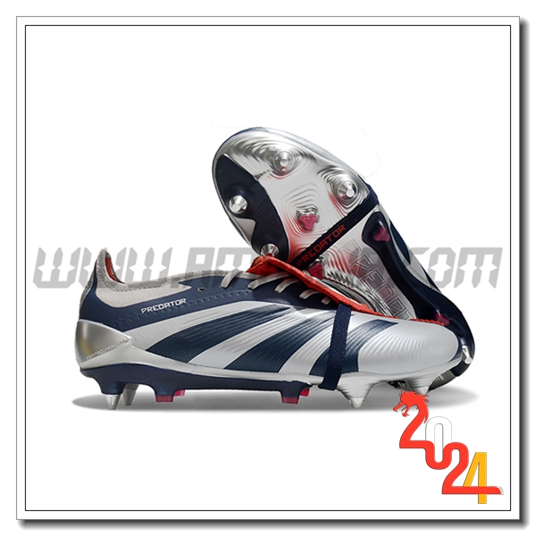 Adidas Scarpe Da Calcio Predator Elite Tongue SG Grigio/Nero