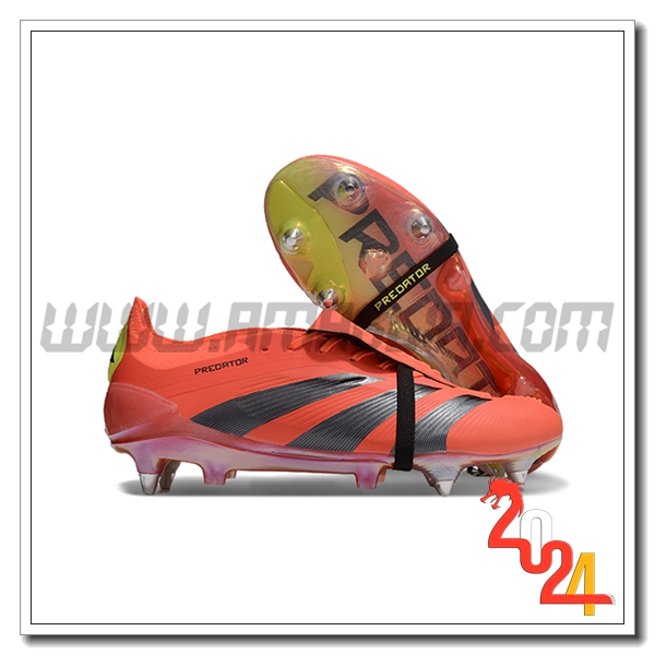 Adidas Scarpe Da Calcio Predator Elite Tongue SG Arancia/Grigio