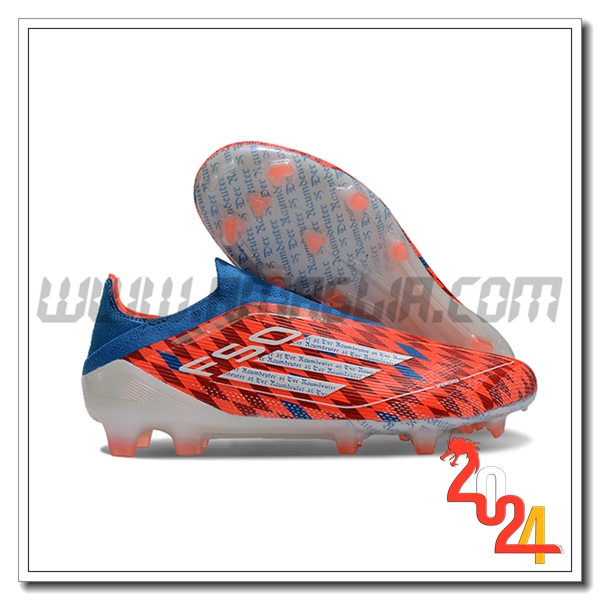 Adidas Scarpe Da Calcio F50 Elite Laceless FG Arancia/Blu