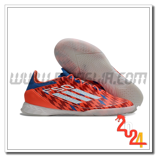 Adidas Scarpe Da Calcio F50 PRO IC Arancia/Blu