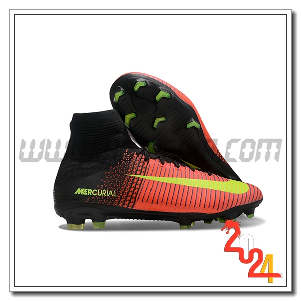 Nike Scarpe Da Calcio Zoom Superfly 5 Elite FG Arancia/Nero/Giallo