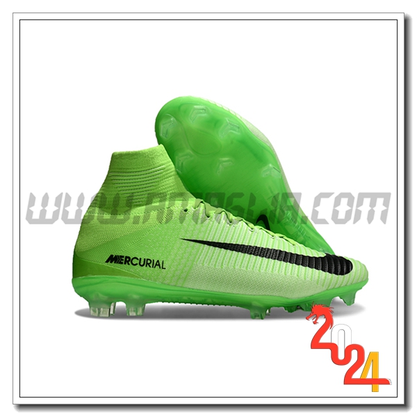 Nike Scarpe Da Calcio Zoom Superfly 5 Elite FG Verde/Nero