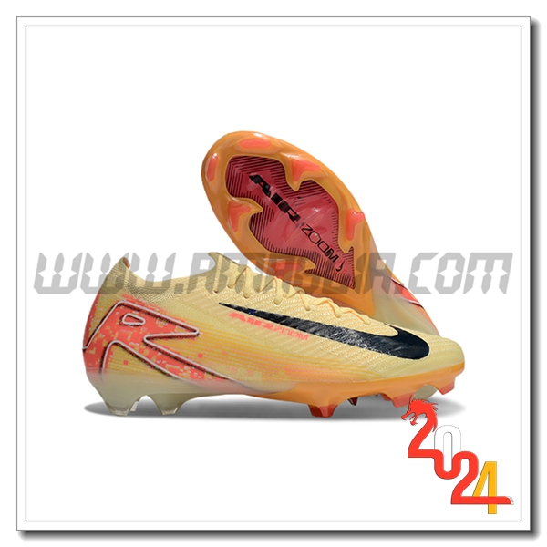 Nike Scarpe Da Calcio AIR Zoom Mercurial "Kylian Mbappé" Vapor 16 Elite XXV FG Giallo/Arancia/Nero