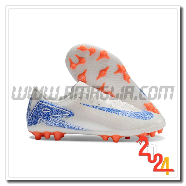Nike Scarpe Da Calcio AIR ZOOM MERCURIAL VAPOR XVI ACADEMY X MBAPPE AG Bianco/Blu/Arancia