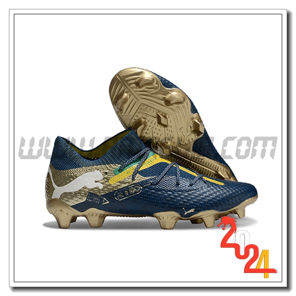 PUMA Scarpe Da Calcio FUTURE 7 ULTIMATE FG/AG Blu/Giallo