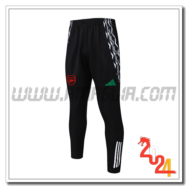 Pantaloni Allenamento Arsenal Nero 2024 2025 -02