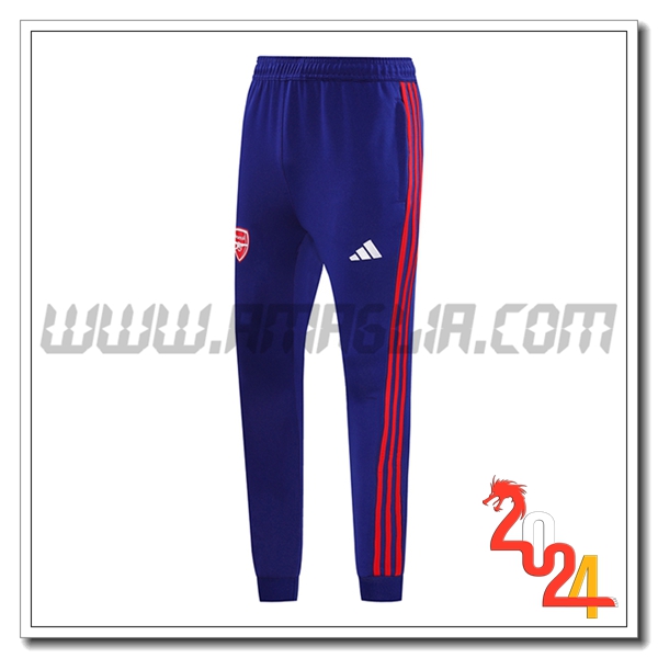 Pantaloni Allenamento Arsenal Blu/Rosso 2024 2025 -02