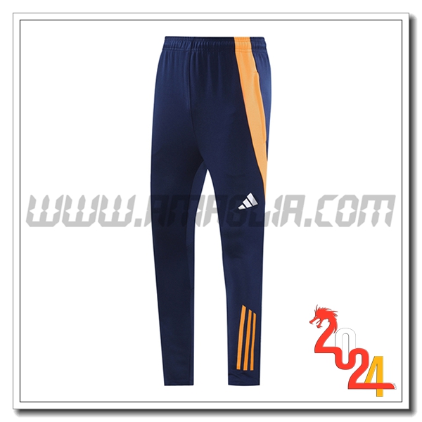 Pantaloni Allenamento Real Madrid Blu/Arancia 2024 2025