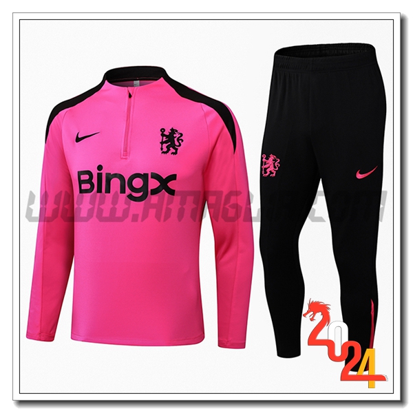 Tuta Allenamento FC Chelsea Rosa 2024 2025