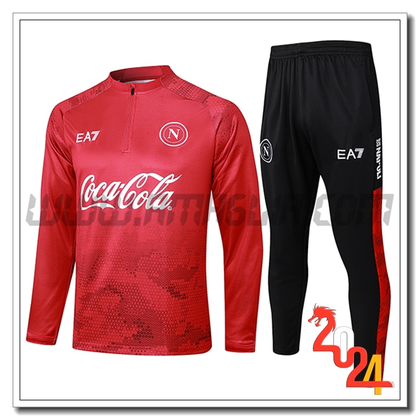 Tuta Allenamento SSC Napoli Rosso 2024 2025