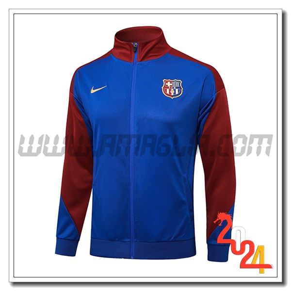 Giacca Calcio FC Barcellona Blu/Rosso 2024 2025