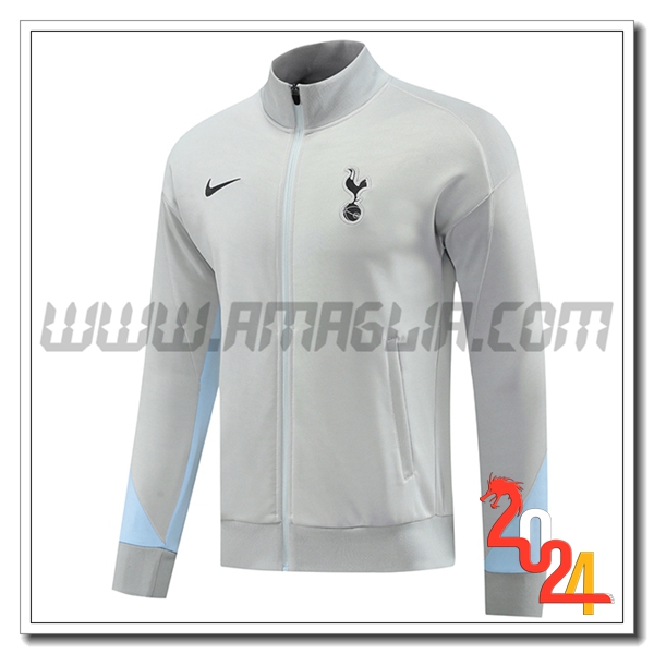 Giacca Calcio Tottenham Hotspur Grigio/Blu 2024 2025 -02