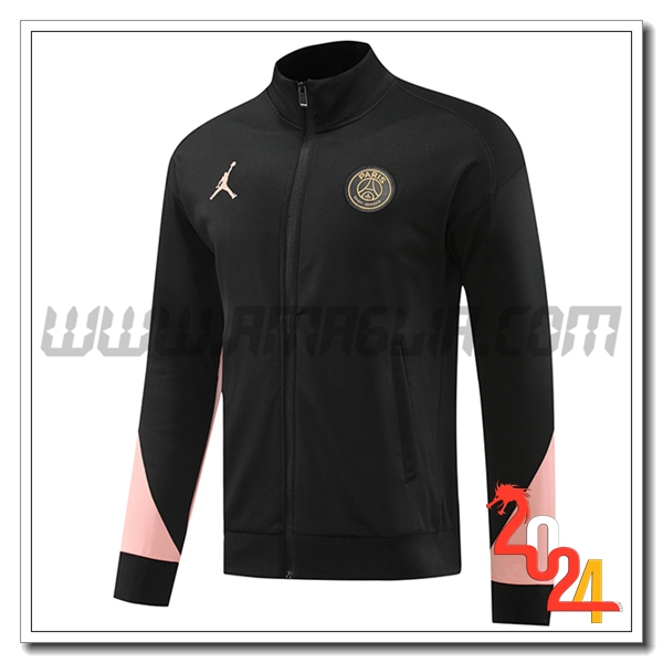 Giacca Calcio PSG Nero/Rosa 2024 2025