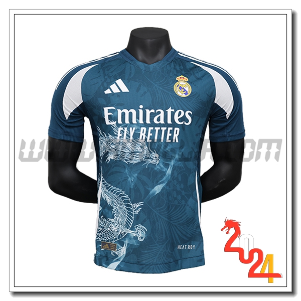 Maglia Calcio Real Madrid Edizione speciale 2024 2025 Blu