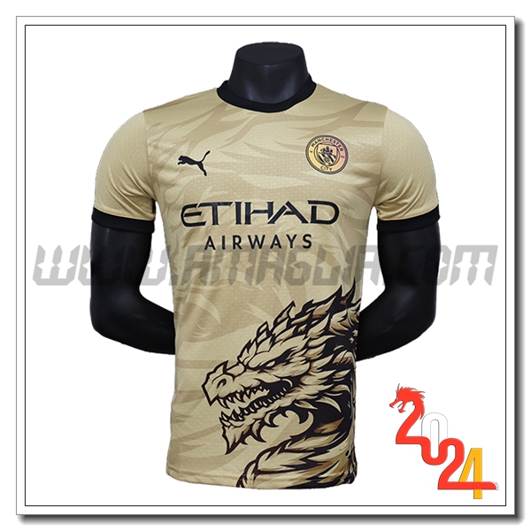 Maglia Calcio Manchester City Edizione speciale 2024 2025 GIALLO