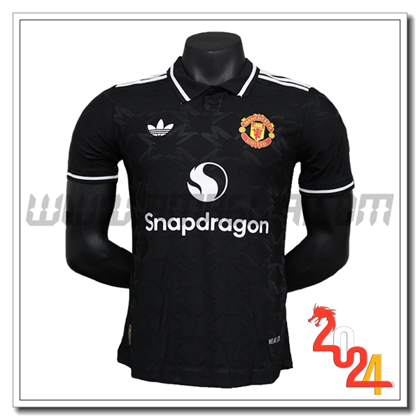 Maglia Calcio Manchester United Edizione speciale 2024 2025 Nero