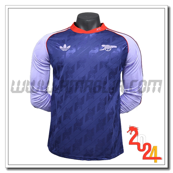 Maglia Calcio Arsenal Maniche lunghe Edizione speciale 2024 2025 Viola