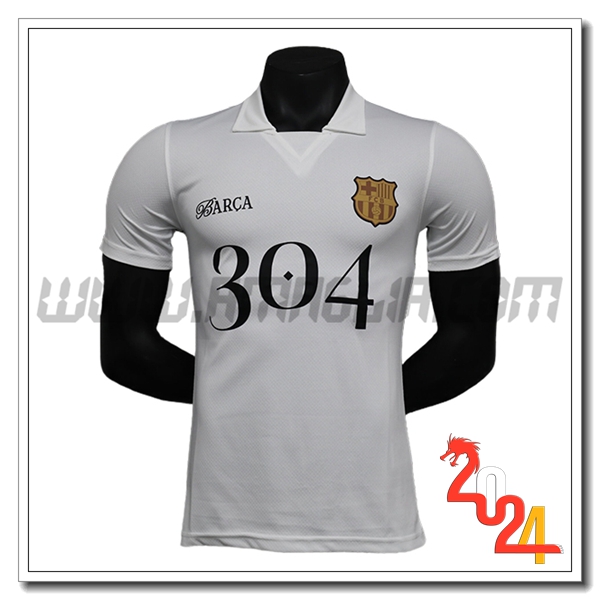 Maglia Calcio FC Barcellona Edizione speciale 2024 2025 Bianco
