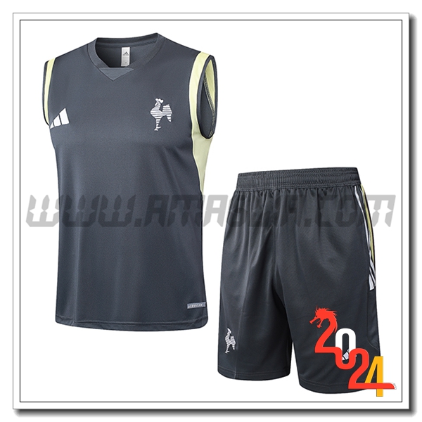 Kit Canotta Allenamento Atletico Mineir Grigio Scuro 2024 2025