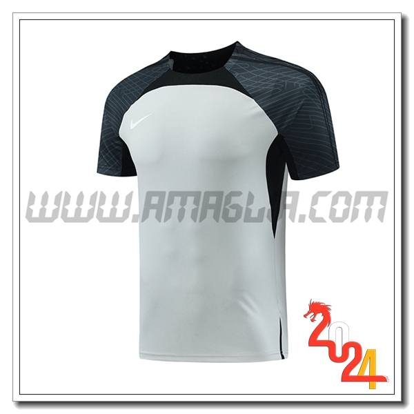 T Shirt Allenamento Nike Grigio/Nero 2024 2025