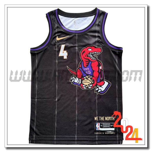 Maglia Toronto Raptors (BARNES #4) 2024/25 Nero