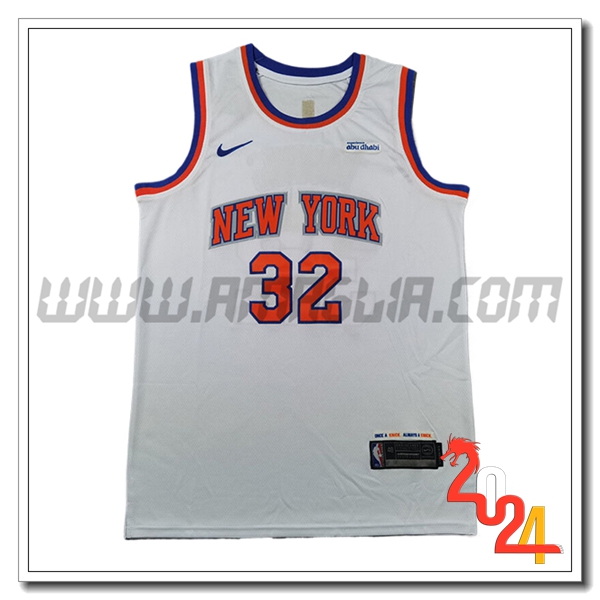 Maglia New York Knicks (TOWNS #32) 2024/25 Bianco/Arancia