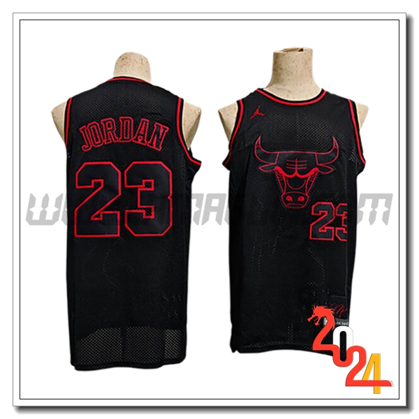 Maglia Chicago Bulls (JORDAN #23) 2024/25 Nero/Rosso -07