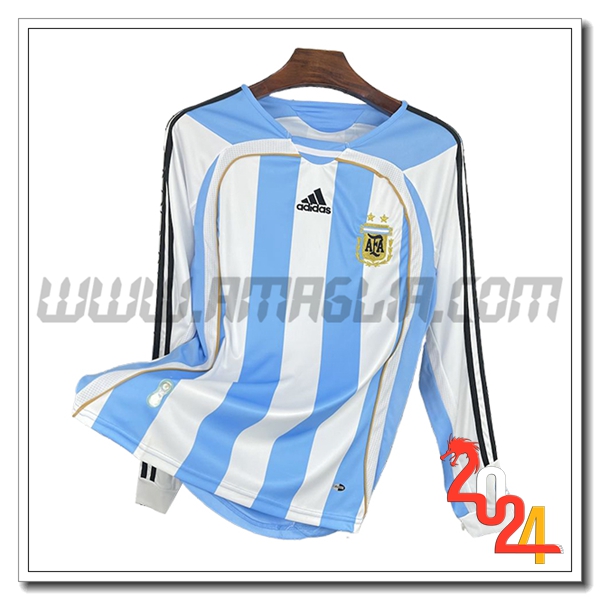 Prima Maglia Retro Argentina Maniche lunghe 2006/2007