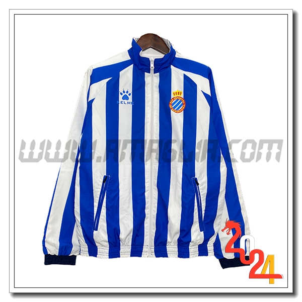 Giacca A Vento Spagna Blu/Bianco 2024 2025