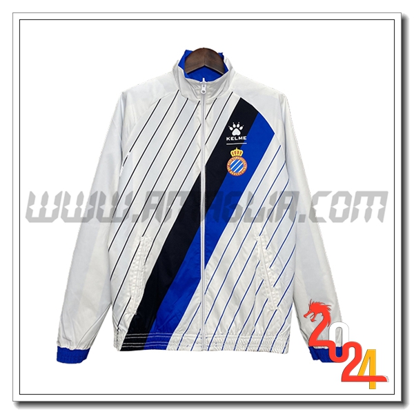 Giacca A Vento Spagna Bianco/Blu/Nero 2024 2025