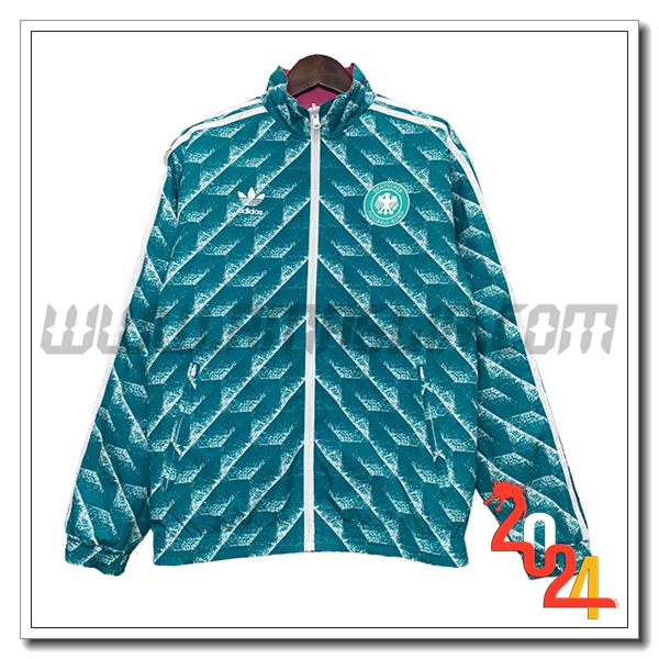 Giacca A Vento Germania Verde/Bianco 2024 2025