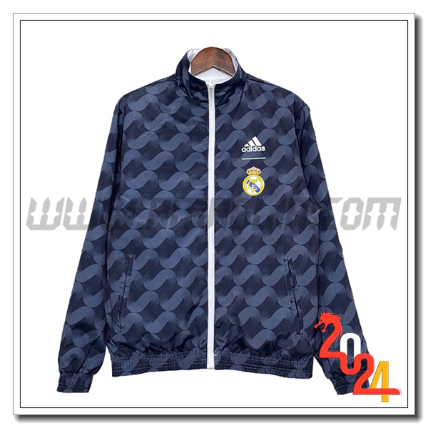 Giacca A Vento Real Madrid blu navy 2024 2025