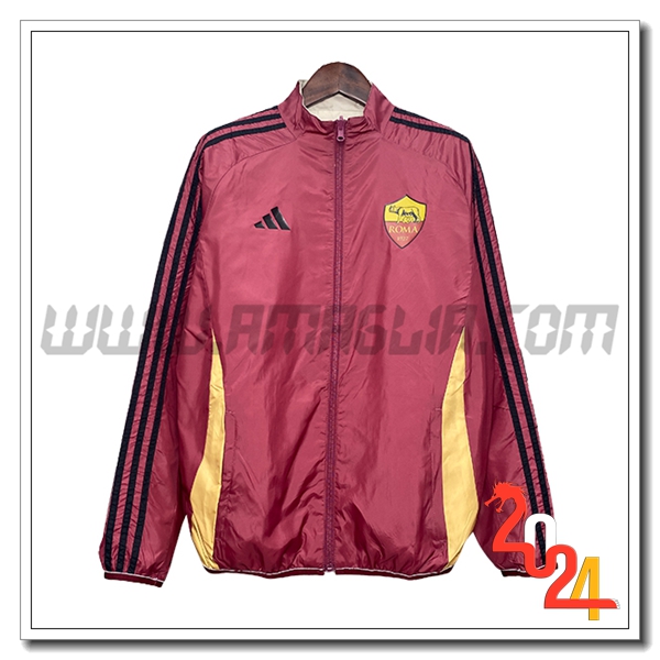 Giacca A Vento AS Roma Rosso/Giallo 2024 2025