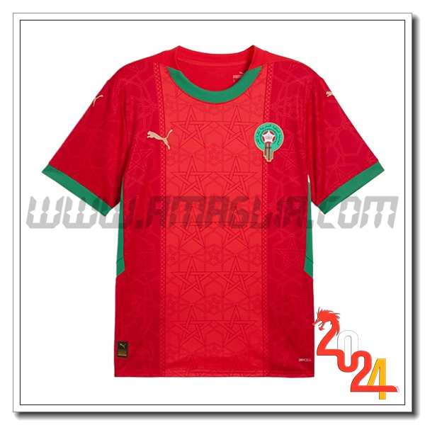 Nuovo Maglia Squadra Marocco Prima 2024 2025