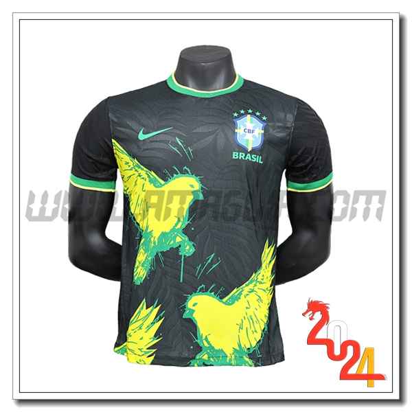 Maglia Squadra Bresil Edizione speciale 2024 2025 Nero