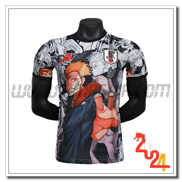 Maglia Squadra Giappone Edizione speciale 2024 2025 Bianco Nero