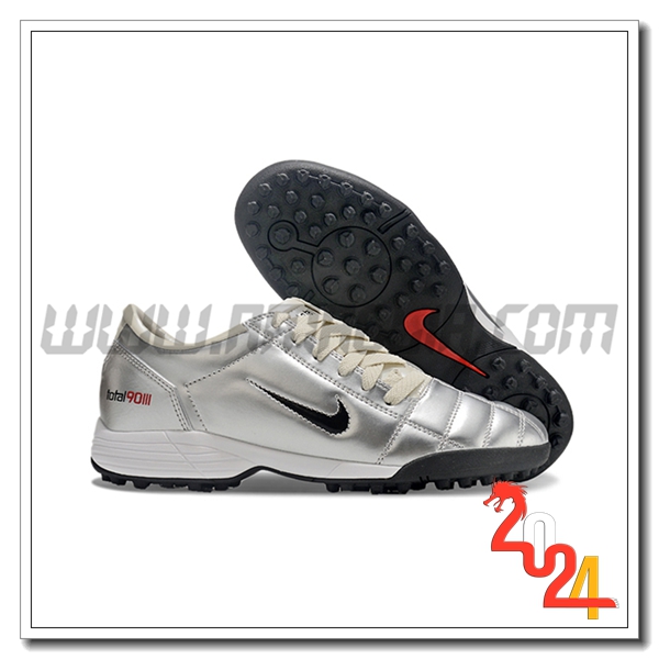 Nike Scarpe Da Calcio T90 TF Grigio/Nero -02
