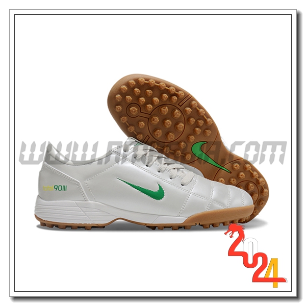 Nike Scarpe Da Calcio T90 TF Bianco/Verde